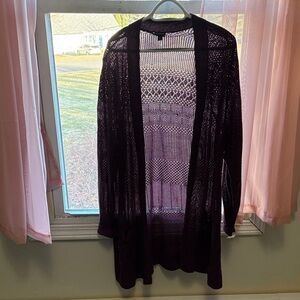 Open-Front Cardigan in Purple Torrid size 2